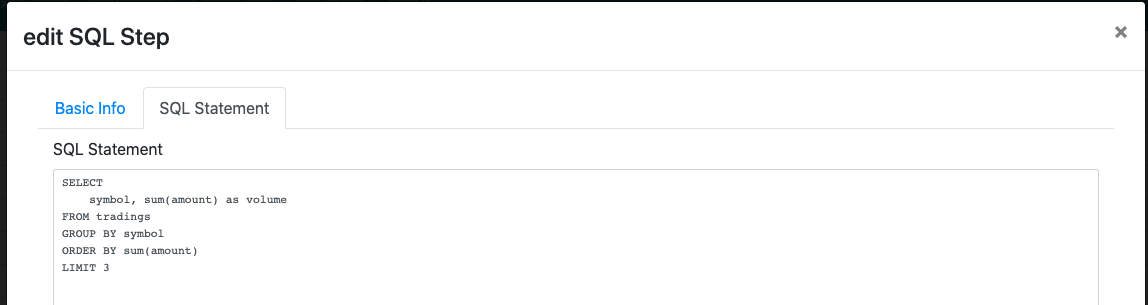 SQL Task - SQL Statement alt text